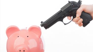 shot pig