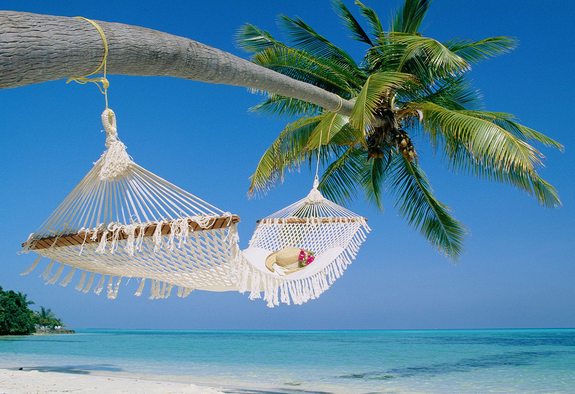 hammock-on-beach