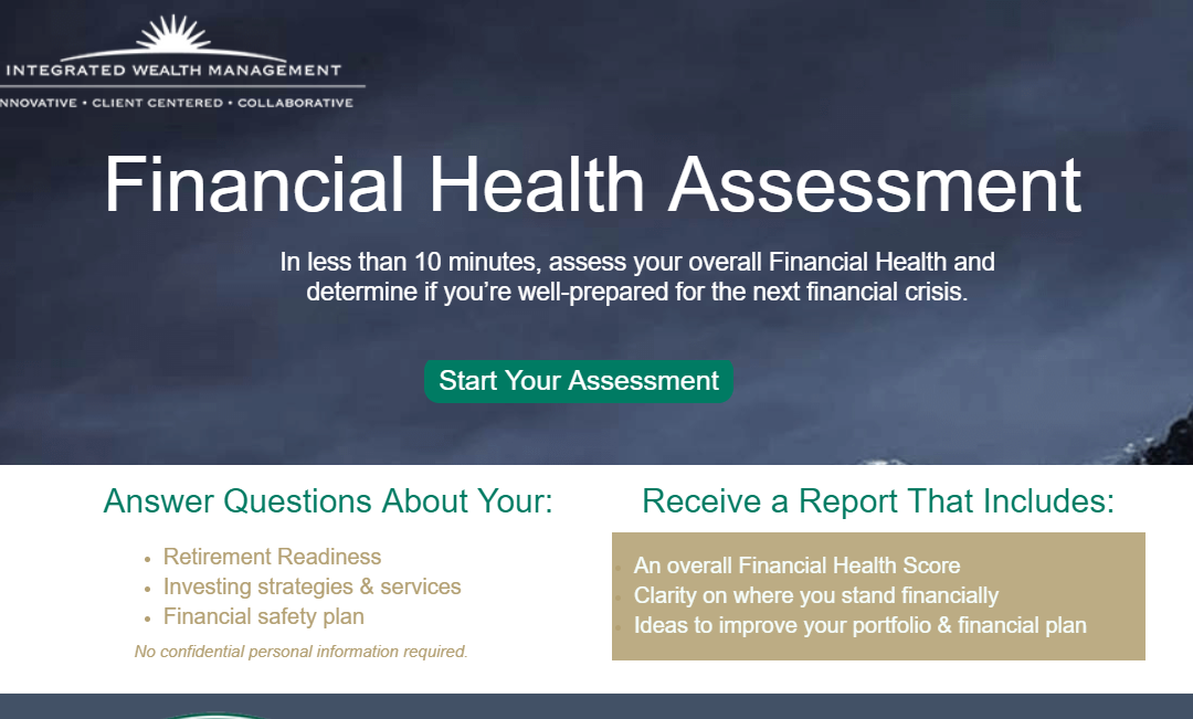 Your Financial Health Assessment Tool